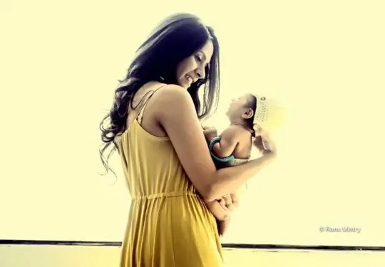 New Born Baby With Mother Kids Photography India